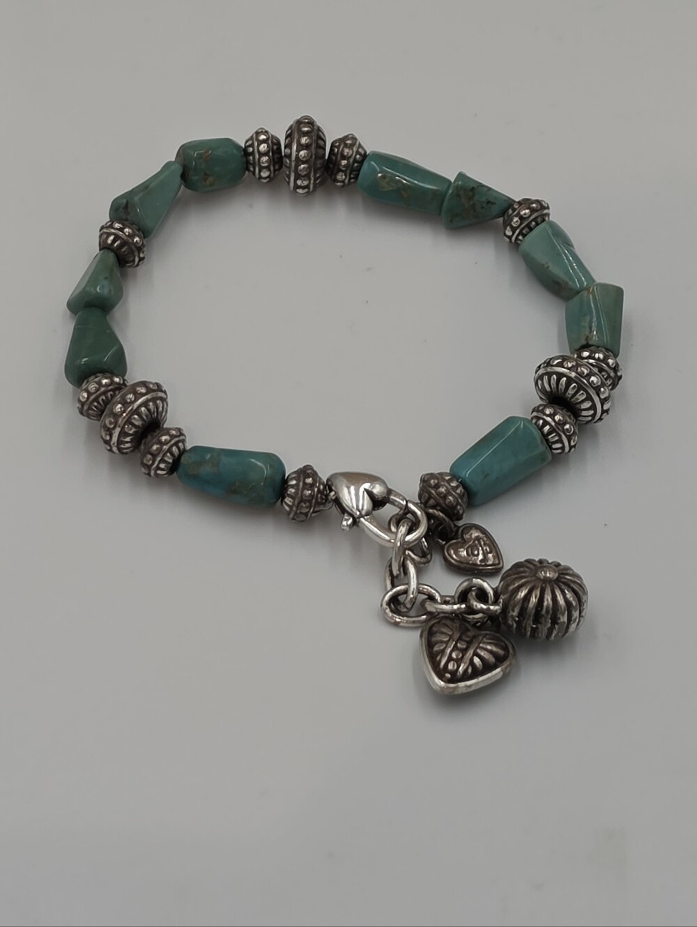Brighton Southwestern-style chunky turquoise bracelet
